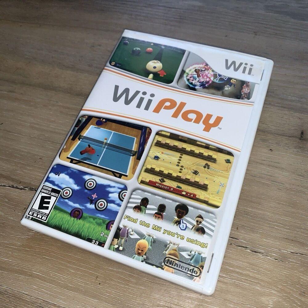 Nintendo Wii Game Wii Play WiiPlay - Complete with Manual CIB